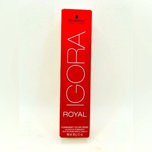 Schwarzkopf Igora Royal Permanent Color Cream 2.1oz NEW